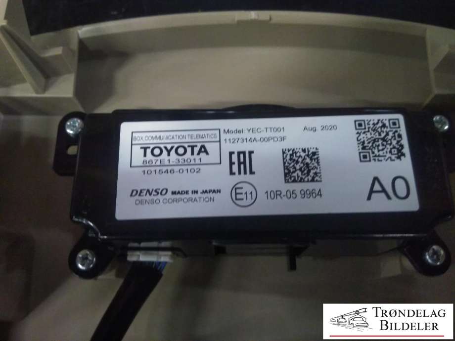 Taklyspanel til Toyota Camry 2019-->>  (TOYOTA|1D111-277G|1D101-124G|867E1-33011)