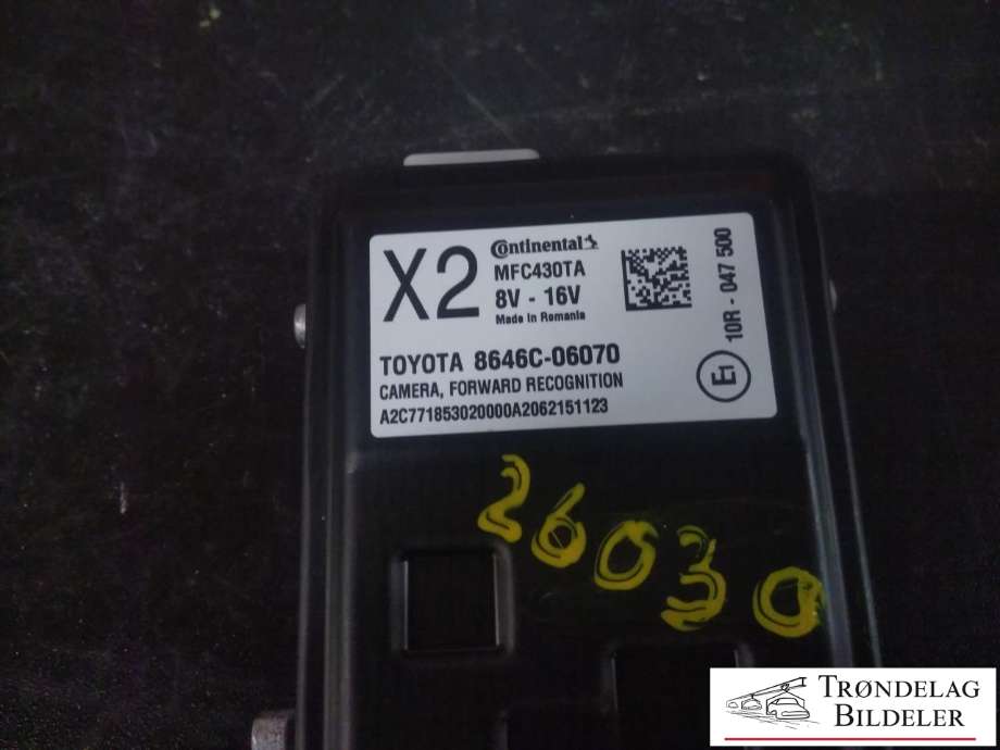 Parkeringskamera foran til Toyota Camry 2019-->> (CONTINENTAL|8646C-06070|MFC430TA|)