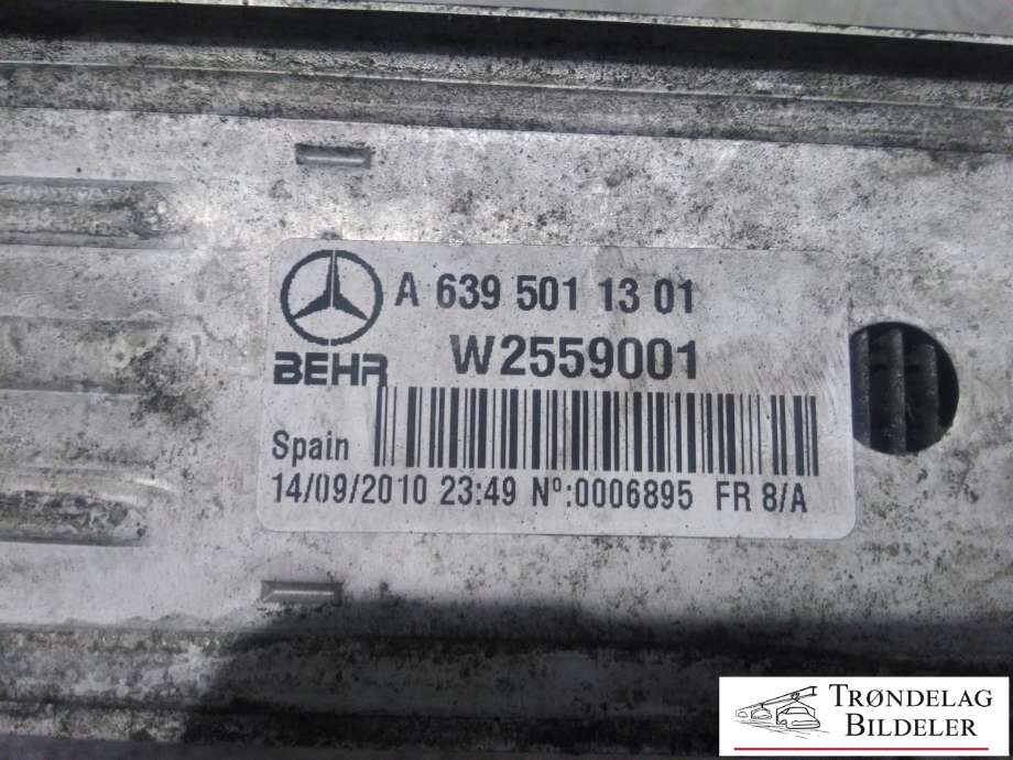Intercooler til Mercedes Vito/Viano 2010-2014 (Fase 2) (W639) (W639) (BEHR|A639501130|W2559001|)