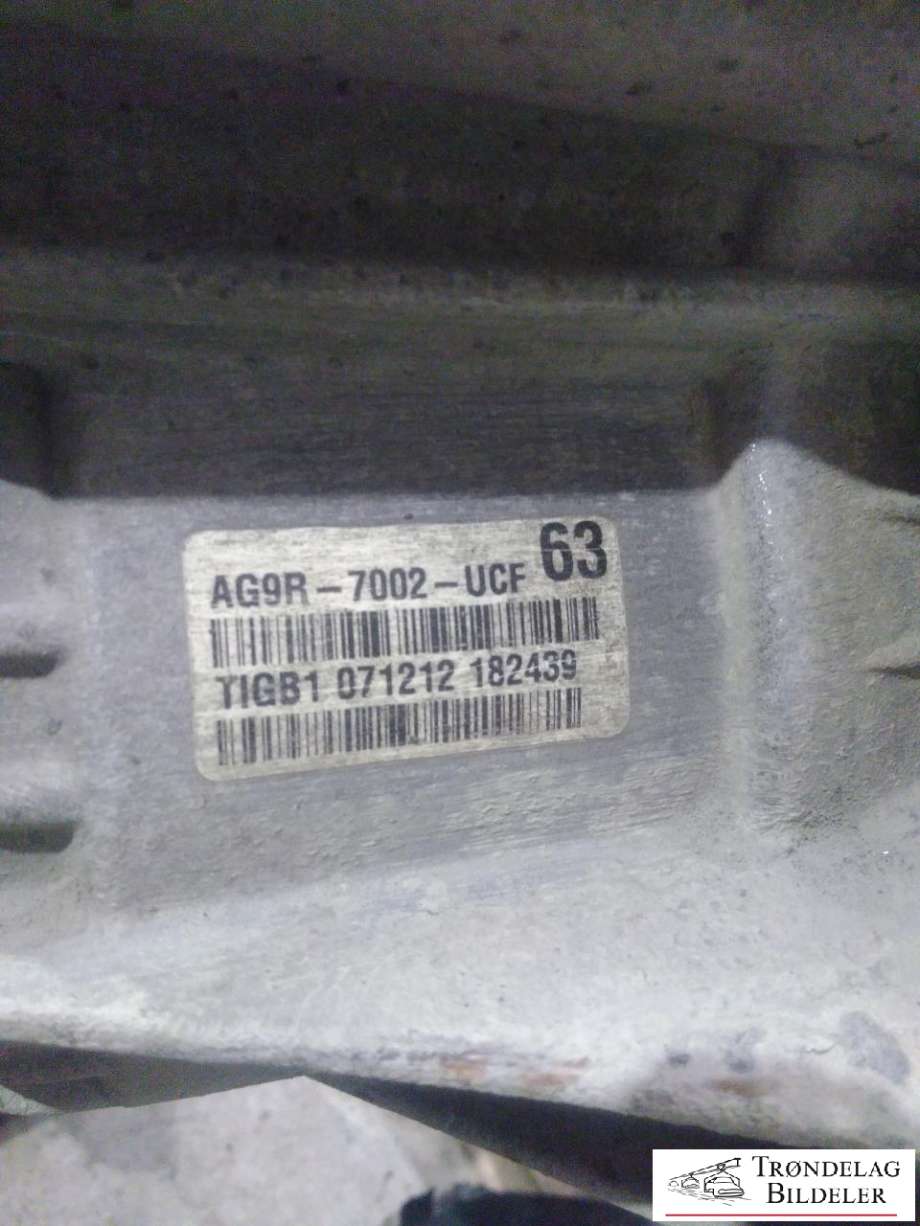 Girkasse manuell 6-trinn til Ford Galaxy 2010-2015 (Type III, Fase 2)  (AG9R7002UCF|TIGB1071212182439|)