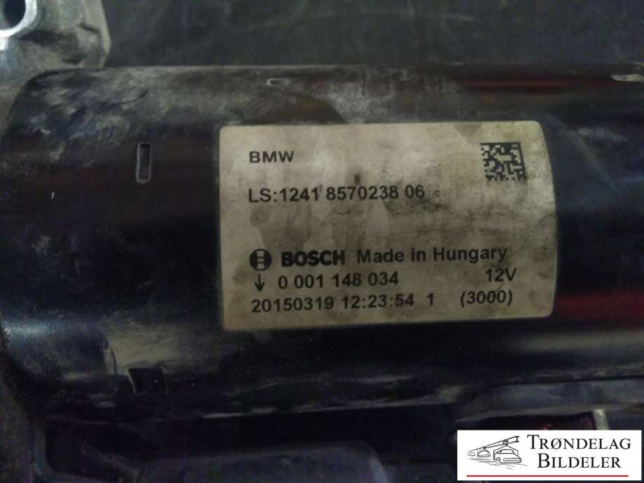 Starter diesel til BMW X1 2009-2015 (E84) (E84) (BOSCH|0 001 148 034|)