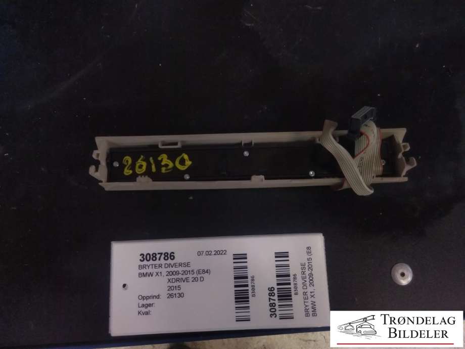Bryter diverse til BMW X1 2009-2015 (E84) (E84) 
