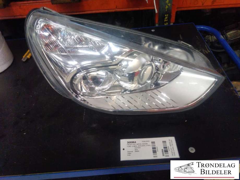 Frontlykt høyre xenon til Ford S-Max, 2010-2015 (Type I, Fase 2) (HELLA|6M21-13D154-AK)