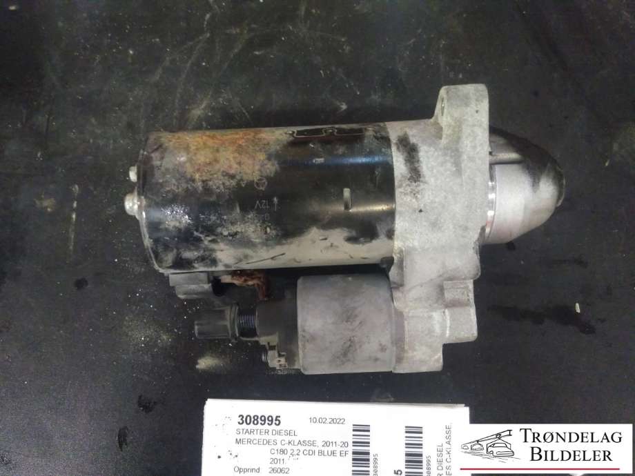 Starter diesel til Mercedes C-Klasse 2011-2014 (Fase 2) (W204) (W204) (BOSCH|0 001 139 043|)