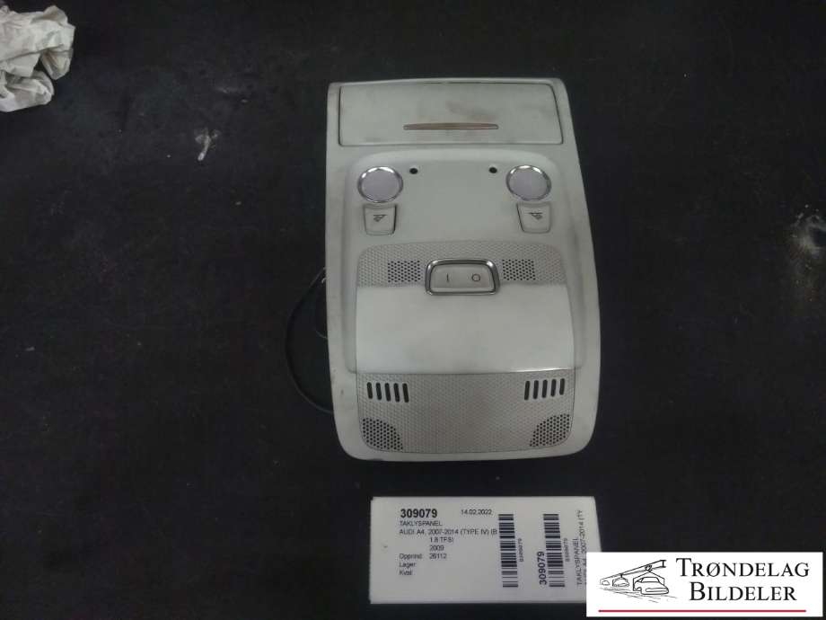 Taklyspanel til Audi A4, 2007-2014 (Type IV) (B8) (B8) (8T0 947 135B)
