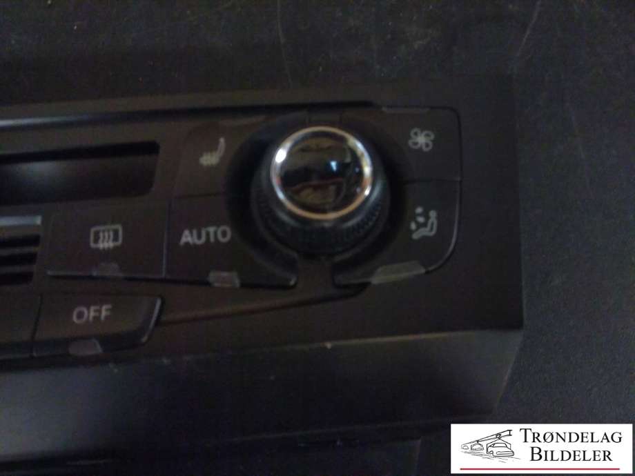 Varmeapparat betjening til Audi A4 2007-2014 (Type IV) (B8) (B8) (CONTINENTAL|8T1 820 043 AQ|A2C53346679|)