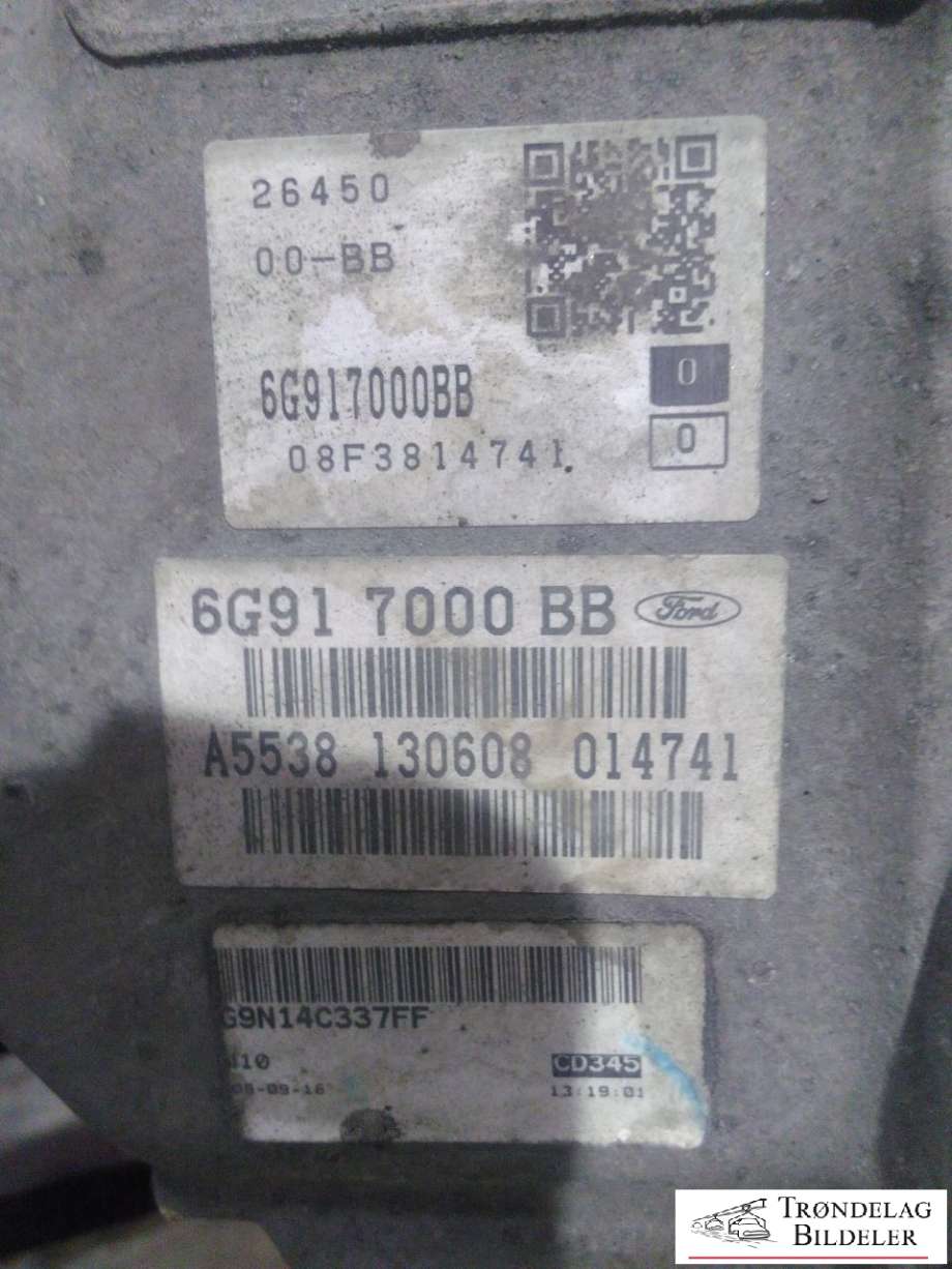 Girkasse automat til Ford Mondeo 2007-2010 (Type IV, Fase 1)  (6G91-7000-BD|6G91-7000-BB|1765468|1727969|)