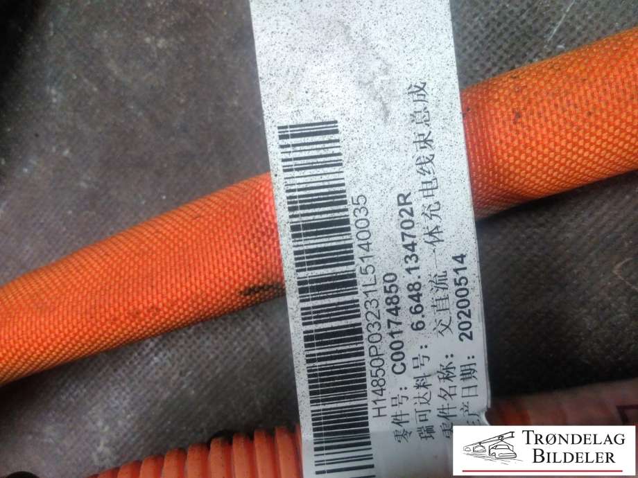Batterilader inntak/luke til Maxus e-Deliver 3 2020-->>  (C00174850|6648134702R|20200514)