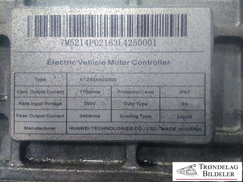 DCDC converter elbil til Maxus e-Deliver 3 2020-->>  (HUAWEI TECHNOLOGIES|KTZ40X50S000|)