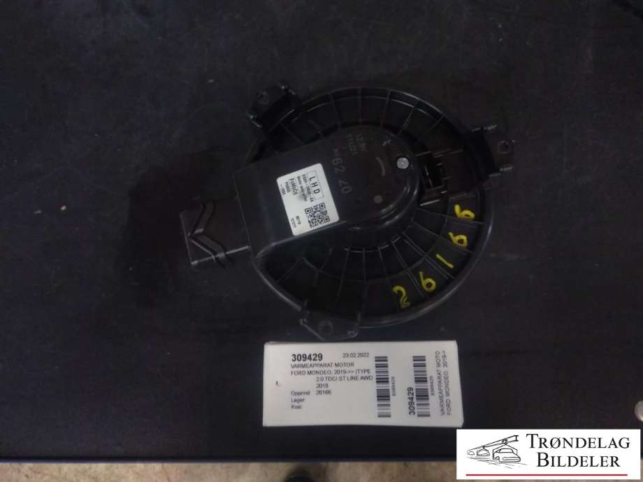 Varmeapparat motor til Ford Mondeo, 2014-2019 (Type V, Fase 1)  (FOMOCO|DG9H-19846-AA)