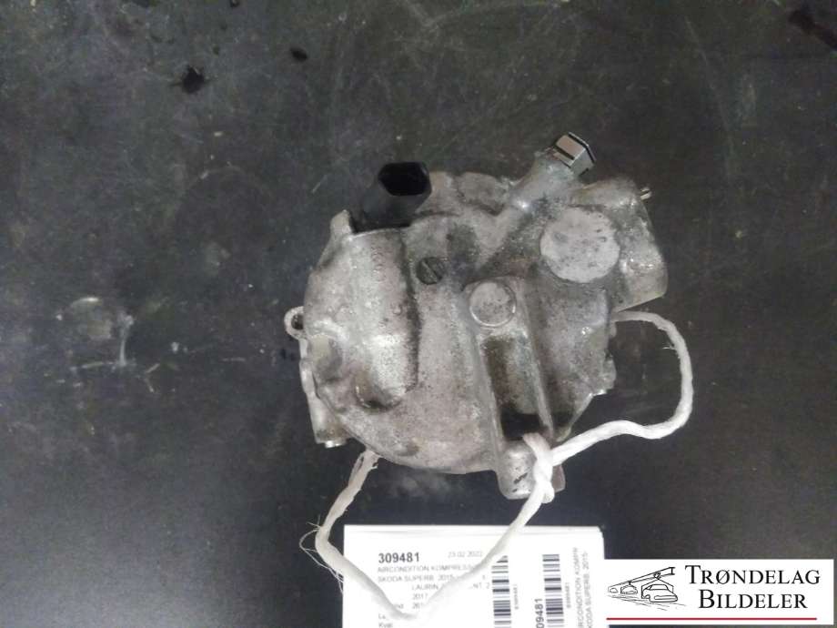 Aircondition kompressor til Škoda Superb 2015-->> (Type III)  (VW AG|890607|5Q0 816 803 D|5Q0816803|5Q0816803B|5Q0816803C|5Q0816803D|5Q0816803H|5Q0816803J|5Q0816803Q|5Q0820803P|5Q0 820 803 Q)
