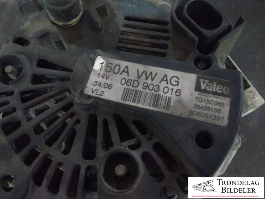 Dynamo til Audi A4 2004-2008 (Type III) (B7) (B7) (VALEO|06D 903 016|)