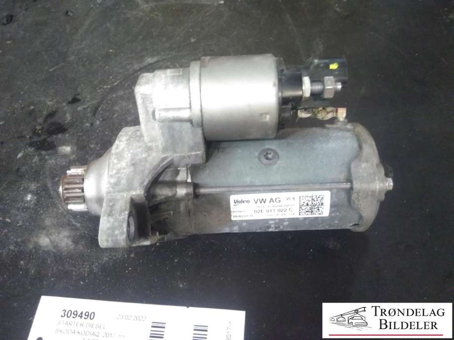 Starter diesel til Škoda Kodiaq 2017-->> (VW AG|02E 911 022C|02E 911 023 Q|02E 911 023 T|02E 911 024 C|02E 911 024 H)