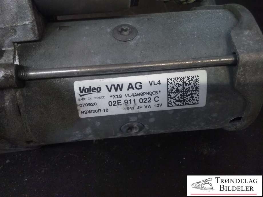 Starter diesel til Škoda Kodiaq 2017-->> (VW AG|02E 911 022C|02E 911 023 Q|02E 911 023 T|02E 911 024 C|02E 911 024 H)