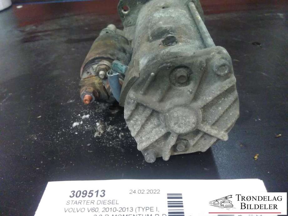 Starter diesel til Volvo V60 2010-2013 (Type I, Fase 1) (36001683|30659314|LRS02706|30644954|30644780)