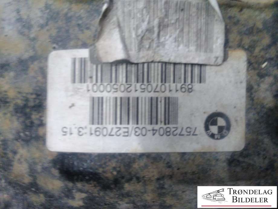 Kardang klokke bak til BMW 3-Serie 2005-2011 (E90/E91/E92/E93) (E90/E91/E92/E93) (UTV.3|15|7572804-03|8911070512050001)