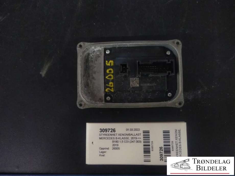 Styreenhet xenon/ballast til Mercedes B-Klasse, 2019-->> (W247) (W247) (A2C7530702200)