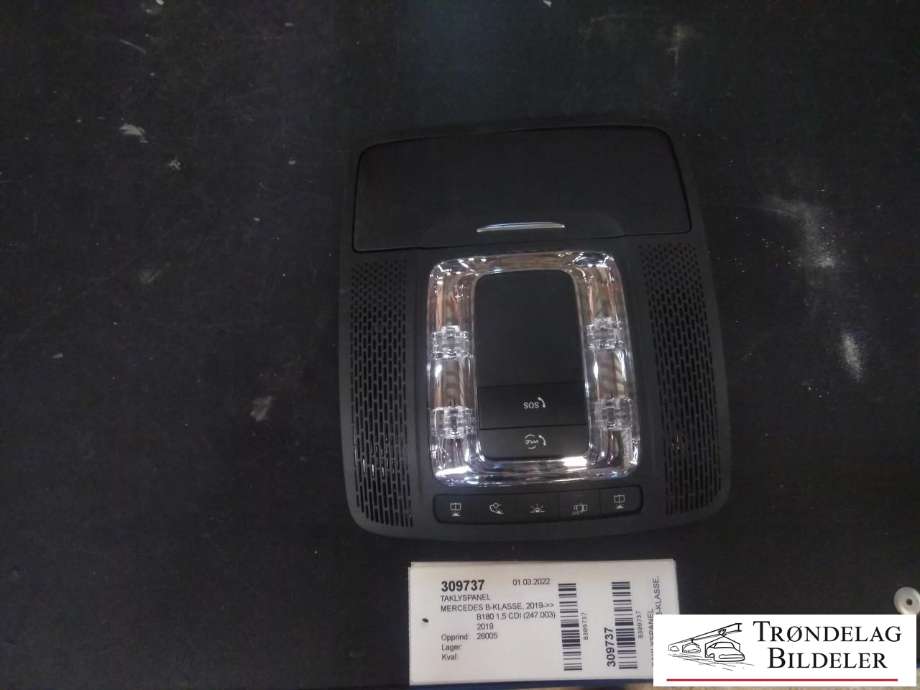 Taklyspanel til Mercedes B-Klasse, 2019-->> (W247) (W247) (A0009001919)
