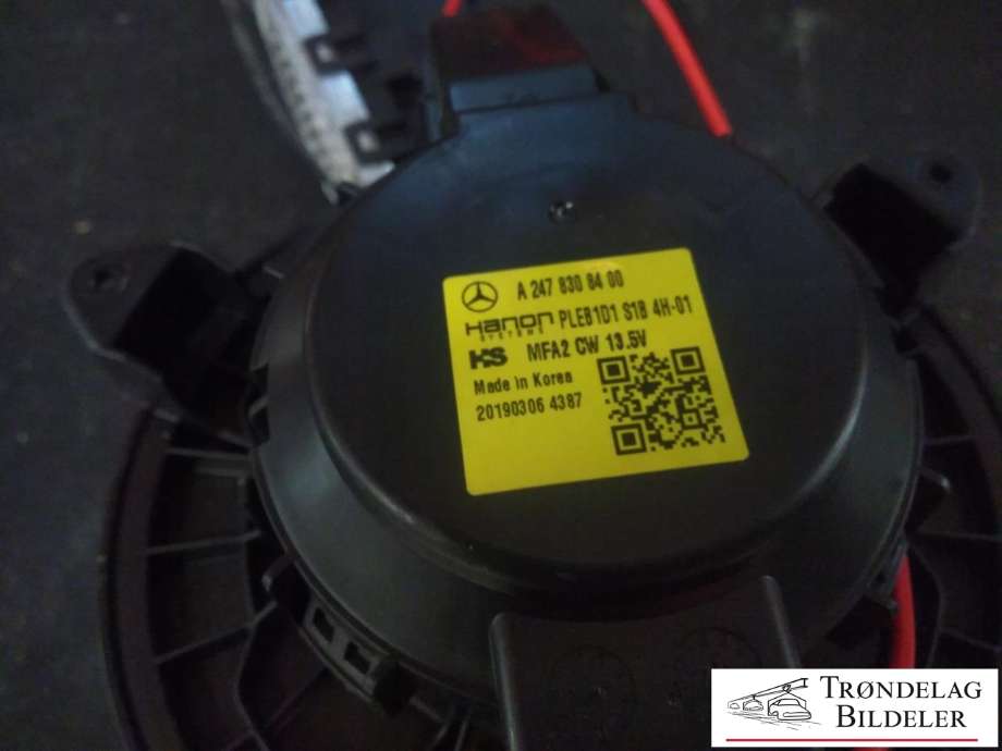 Varmeapparat motor til Mercedes B-Klasse 2019-->> (W247) (W247) (A2478308400|)