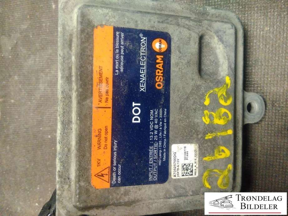 Styreenhet xenon/ballast til Tesla Model S 2013-2016 (Fase 1) (OSRAM|A70525700DG|25XT6-A|00105778)