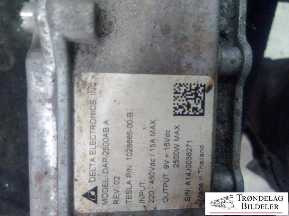 DCDC converter elbil til Tesla Model S 2013-2016 (Fase 1) (DAP-2500AB A|1028665-00-B|A14J0038271)