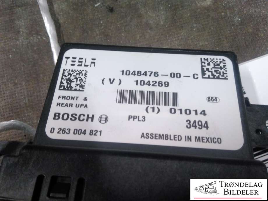 Styreenhet parkering til Tesla Model S 2013-2016 (Fase 1)  (TESLA/BOSCH|1048476-00-C|104269|0263004821)