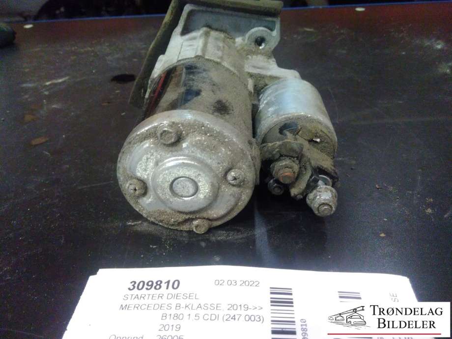 Starter diesel til Mercedes B-Klasse 2019-->> (W247) (W247) (A6089060100|233009896R|M000TD6075ZE)