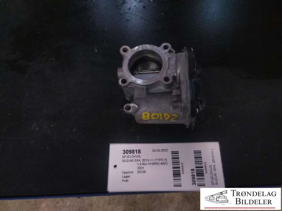 Spjeldhus til Suzuki SX4 S-CROSS, 2013-->> (Type II)  (2150 11D27)