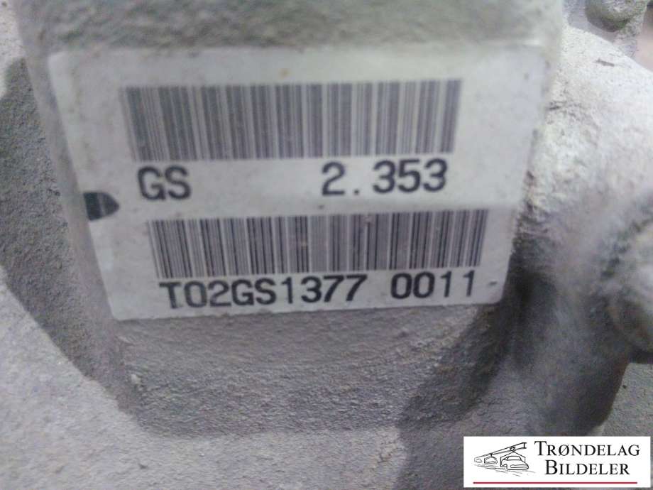 Kardang klokke bak til Mitsubishi Outlander 2007-2010 (Type II, Fase 1) (T02GS1377 0011|UTV.2|353|)
