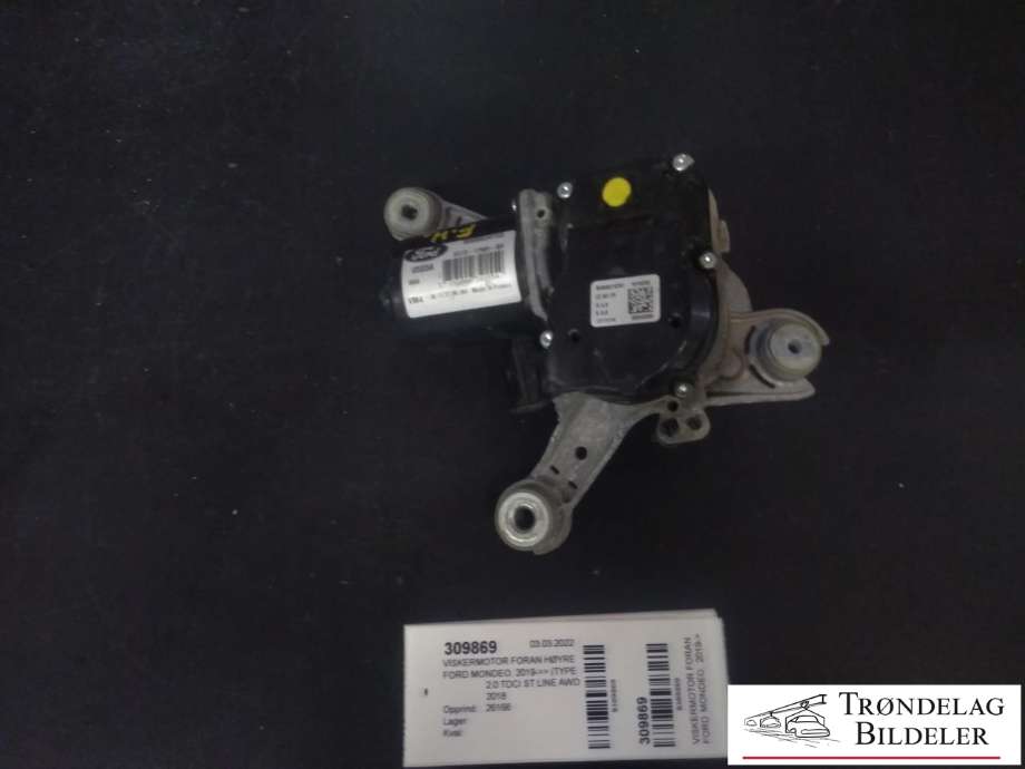 Viskermotor foran høyre til Ford Mondeo, 2014-2019 (Type V, Fase 1)  (FORD|W000034155)