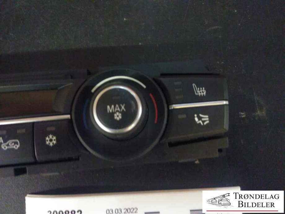 Varmeapparat betjening til BMW X5 2007-2013 (E70) (E70) (9 157 555-01|90025-242|)