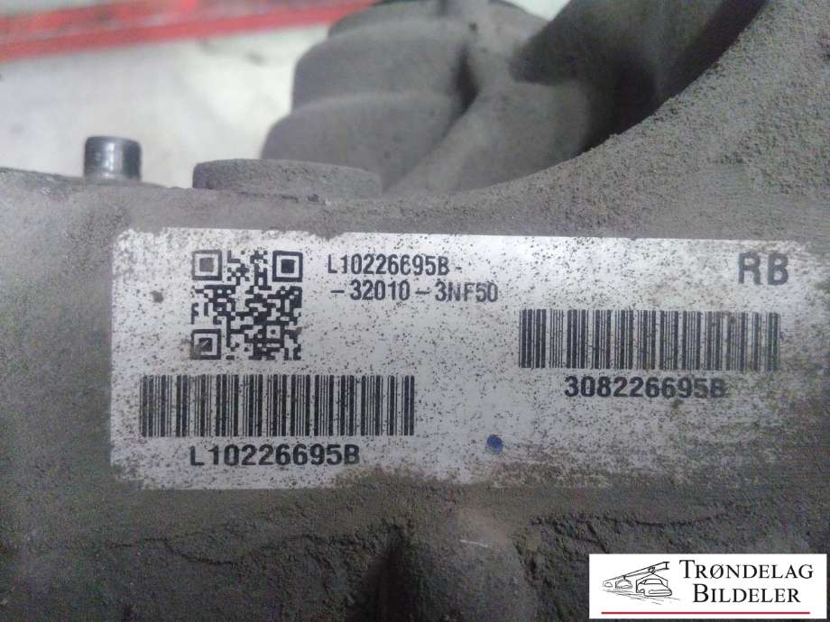 Girkasse elbil til Nissan Leaf 2011-2017 (Type I)  (32010-3NF5B|)
