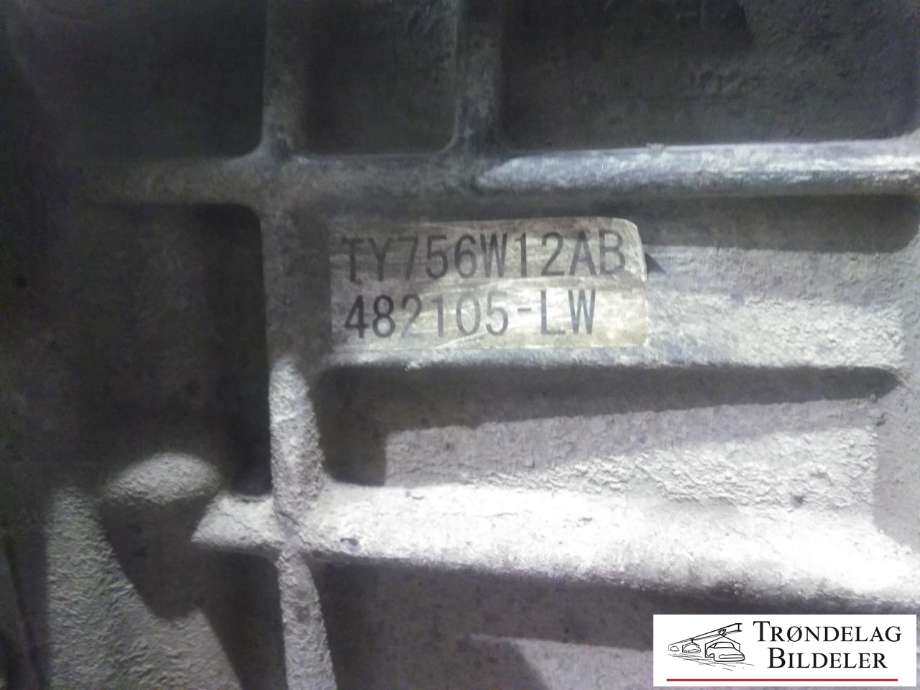 Girkasse 4WD komplett til Subaru Impreza 2008-2012 (Type III) (TY756W12AB|482105LW|)
