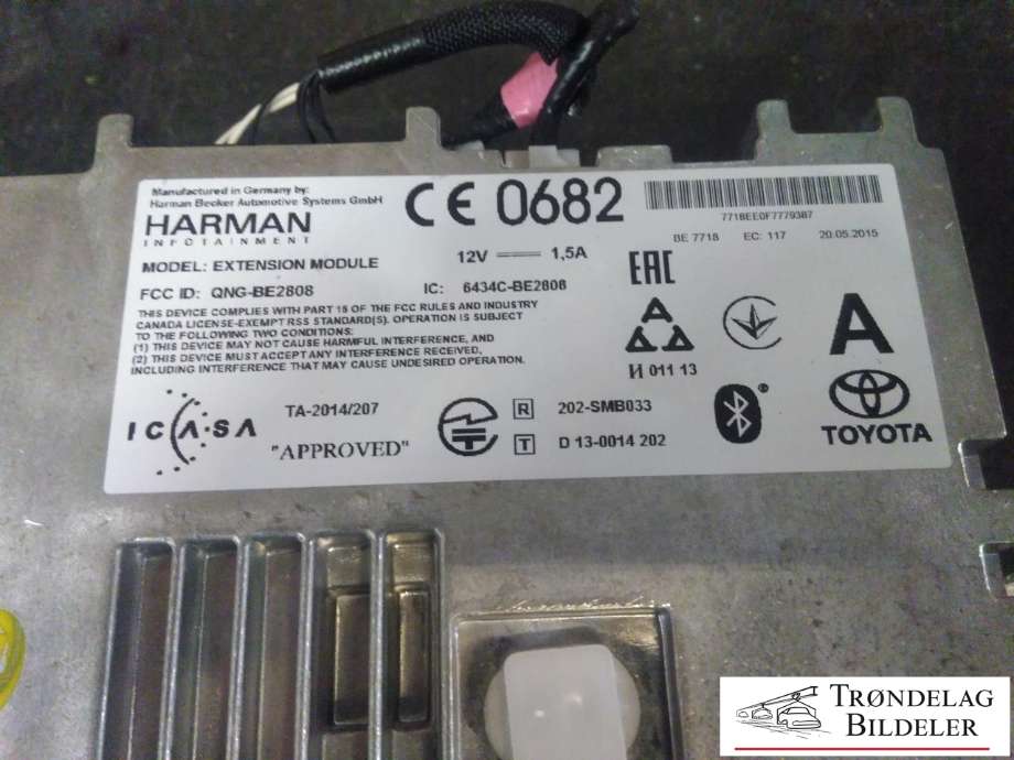 Bilstereo til Toyota Auris 2015-2019 (Type II, Fase 2)  (86140-02400|CV-VS75F6AE|)