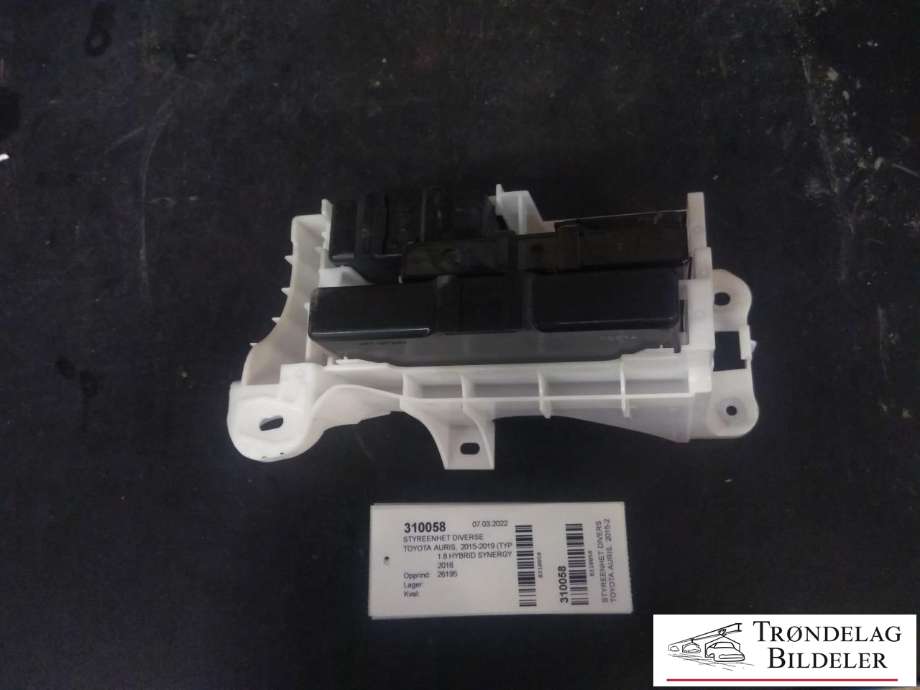 Styreenhet diverse til Toyota Auris 2015-2019 (Type II, Fase 2) (TOYOTA|89981-02030|MB285000-3430|)