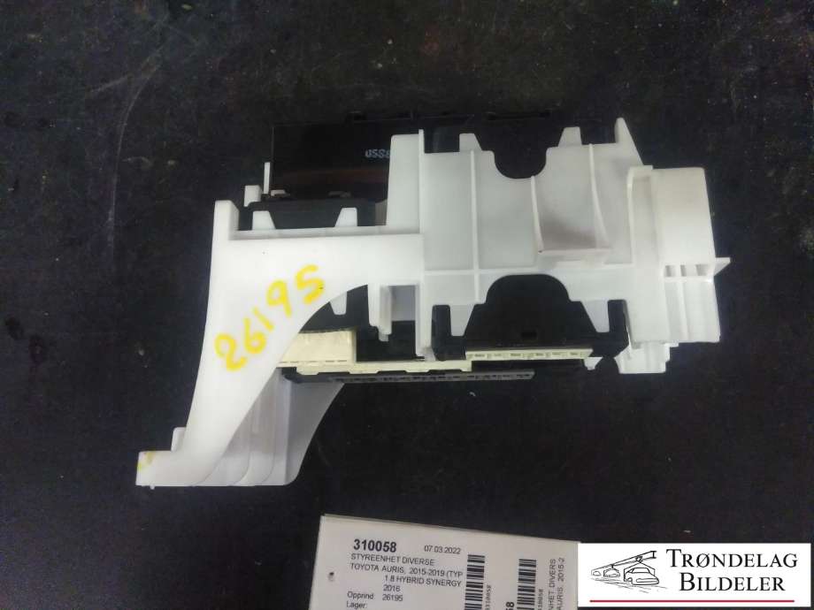 Styreenhet diverse til Toyota Auris 2015-2019 (Type II, Fase 2) (TOYOTA|89981-02030|MB285000-3430|)