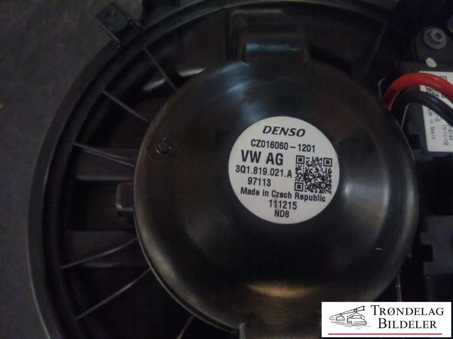 Varmeapparat motor til Škoda Superb 2015-->> (Type III)  (DENSO|3Q1 819 021A|CZ016060-1201|)