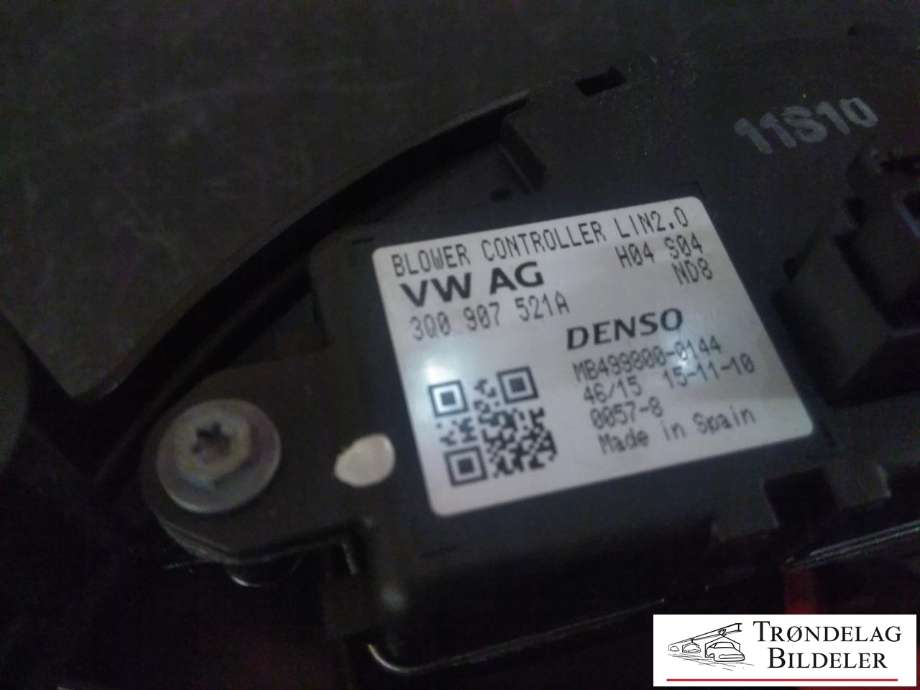 Varmeapparat motor til Škoda Superb 2015-->> (Type III)  (DENSO|3Q1 819 021A|CZ016060-1201|)