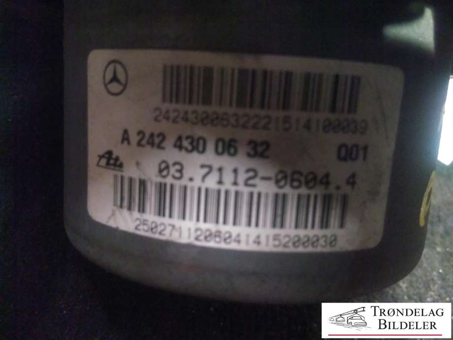 Vakuumpumpe til Mercedes B-Klasse, electric drive 2014-2018 (W242) (W242) (ATE|A2424300632|037112-06044|)