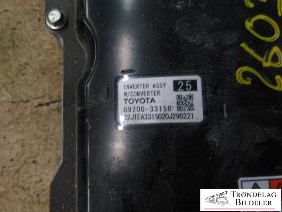 Inverter hybrid til Toyota Camry 2019-->>  (TOYOTA|G9200-33150|)