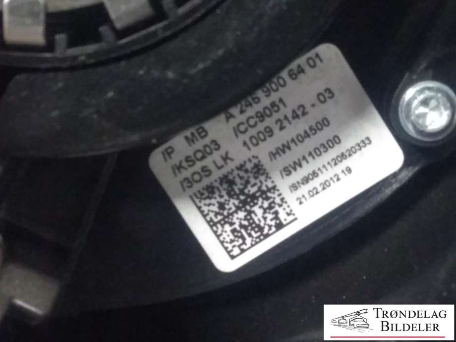 Bryter combi til Mercedes B-Klasse 2011-2018 (W246) (W246) (A 246 900 64 01|)