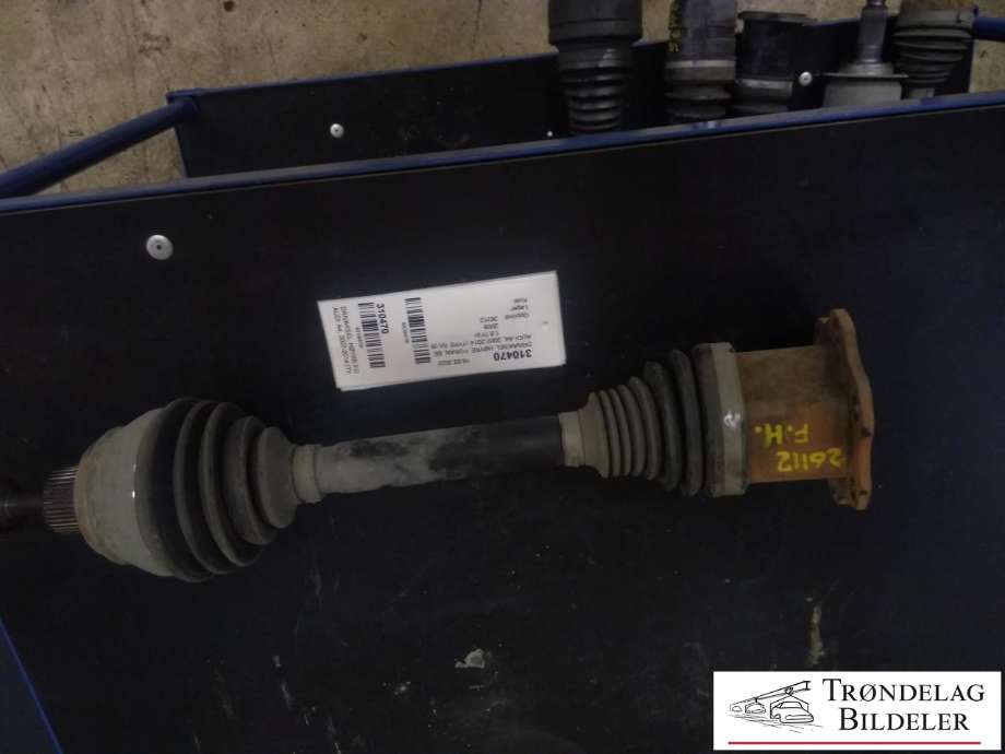 Drivaksel høyre foran, bensin/automat til Audi A4, 2007-2014 (Type IV) (B8) (B8) (8K0 407 271 Q)