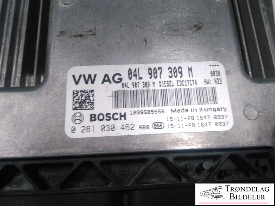 Styreenhet motor til VW Passat 2015-2019 (Fase 1) (B8) (B8) (BOSCH|04L 907 309 M|0 281 030 462|)