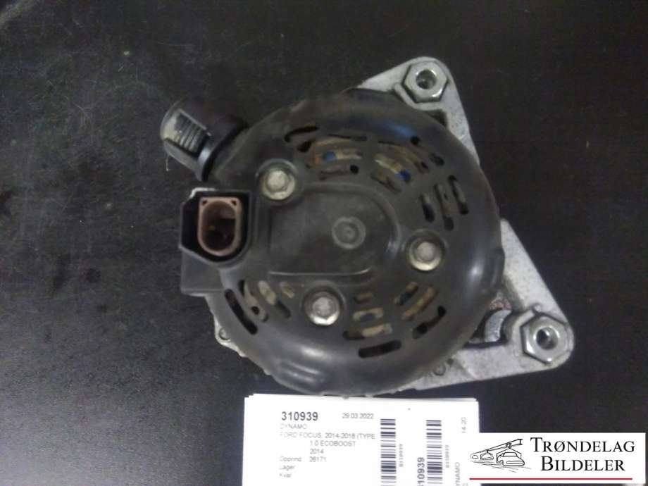 Dynamo til Ford Focus 2014-2018 (Type III, Fase 2) (FORD|CV6T-10300-DB|CV6T-10300-DC|1821291|2415010|2193191502|MS1042101971|LRA03763|RMCV6T-10300-DC|1764817)