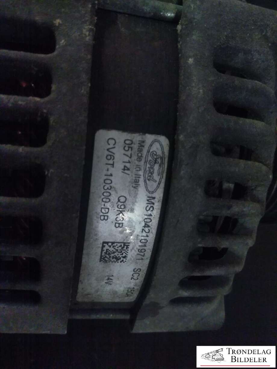 Dynamo til Ford Focus 2014-2018 (Type III, Fase 2) (FORD|CV6T-10300-DB|CV6T-10300-DC|1821291|2415010|2193191502|MS1042101971|LRA03763|RMCV6T-10300-DC|1764817)