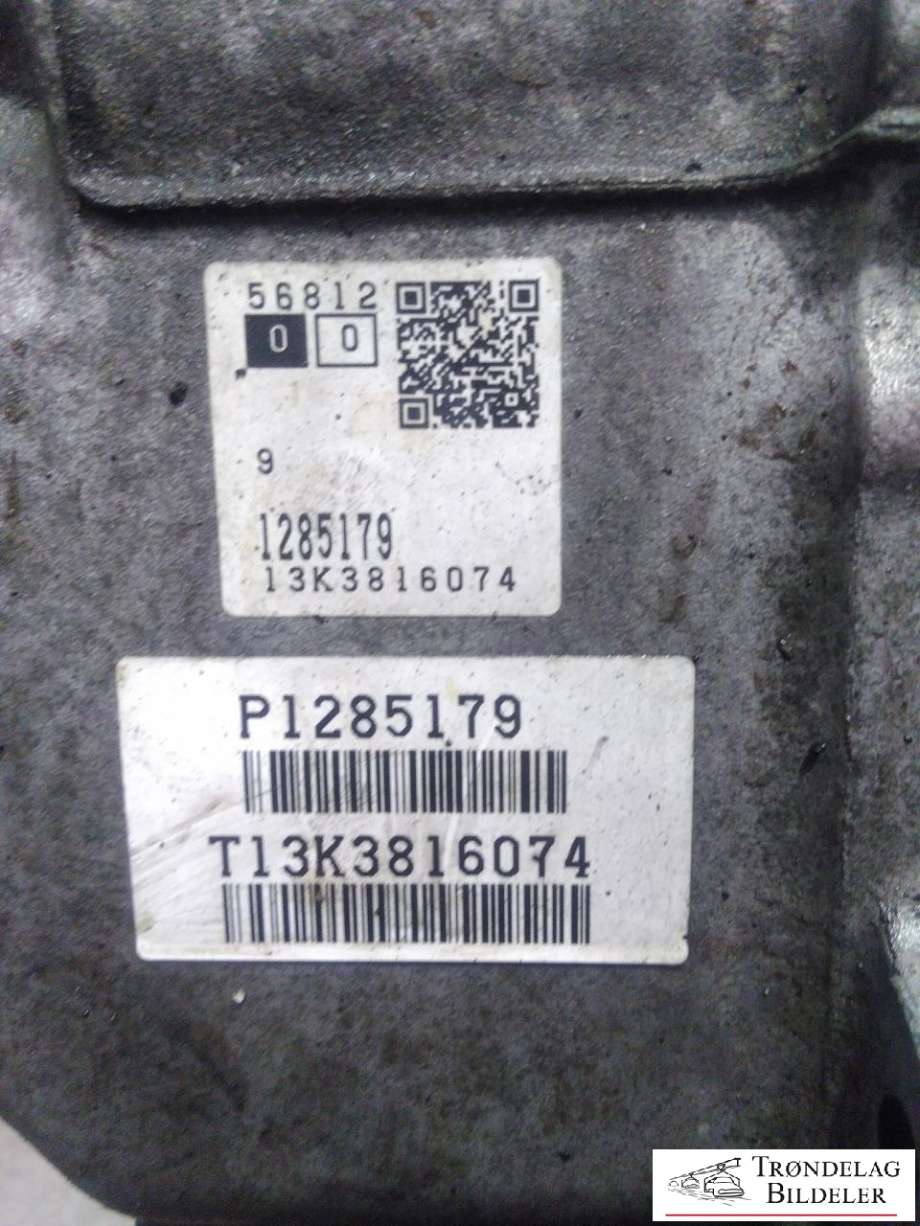 Girkasse automat til Volvo V70 2014-2016 (Type III, Fase 2) (TF-80SD|1285179|13K3816074)