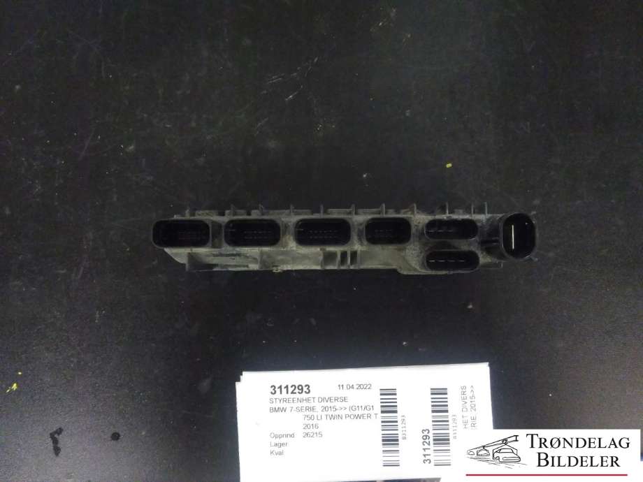 Styreenhet diverse til BMW 7-Serie 2015-->> (G11/G12) (G11/G12) (BMW|P00154200|PD8638552-03|1805767)
