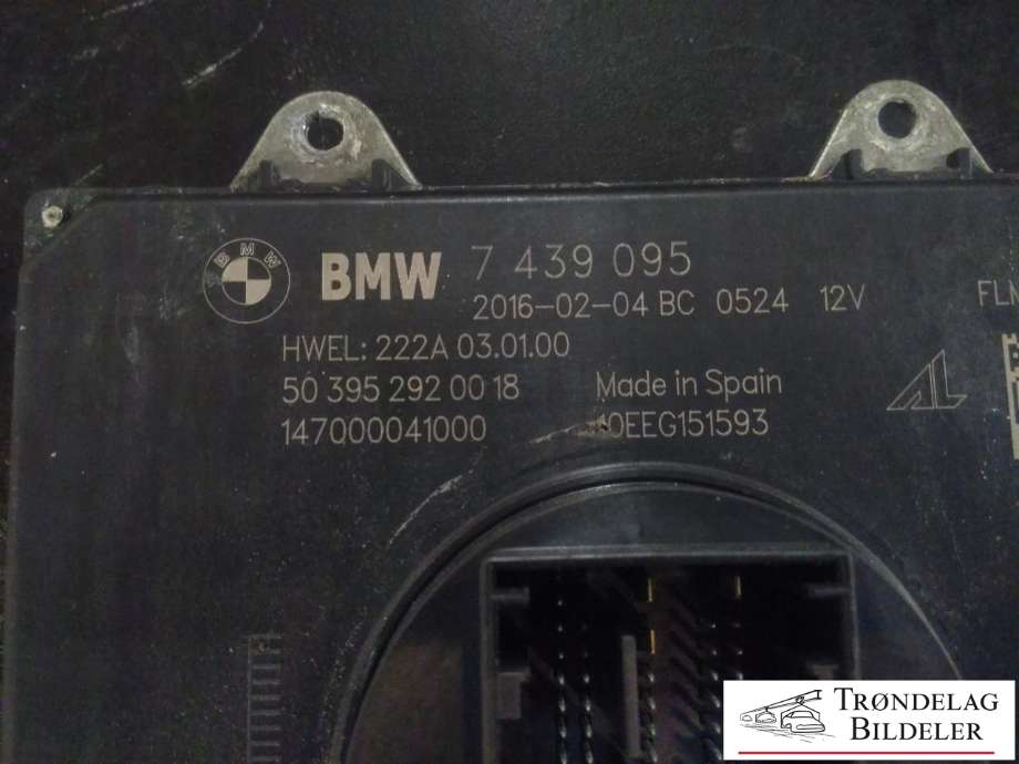 Styreenhet LED til BMW 7-Serie 2015-->> (G11/G12) (G11/G12) (BMW|7439095|50 395 282 00 18|)