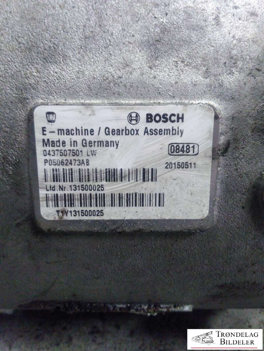 Motor elbil foran til Fiat 500 2008-2020 (SMG 180/120|0437507501LW|P05062473AB)