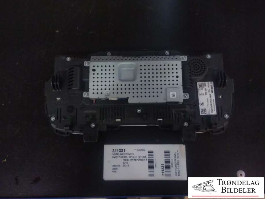 Instrumentpanel til BMW 7-Serie 2015-->> (G11/G12) (G11/G12) (BOSCH|0 263 723 055|IK6827084016210|202363-01)